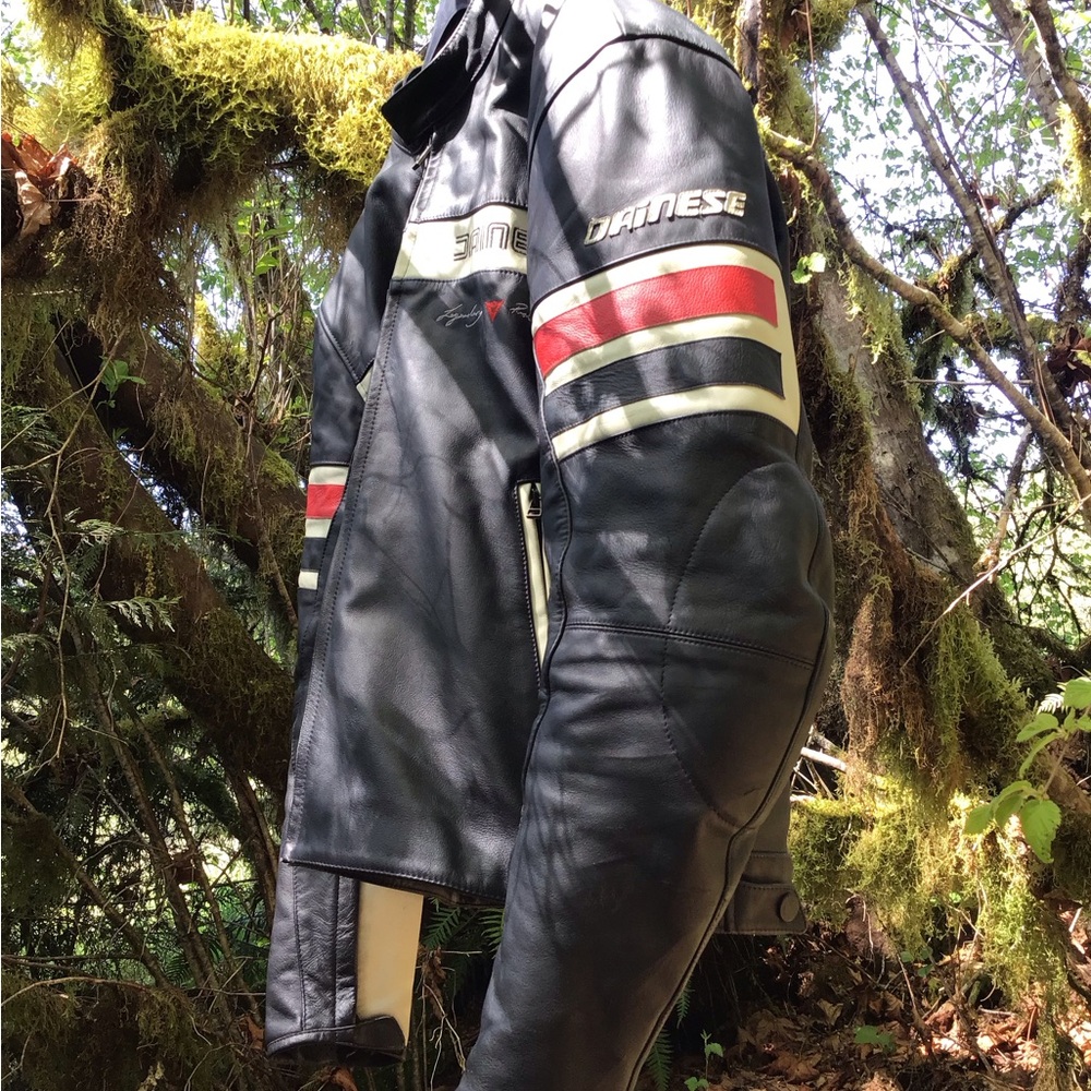 Dainese Armored leather motorcycle jacket, size 58 XL - Picture 2 of 16